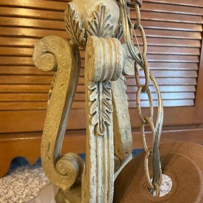 Lot 35 - Brand new hanging light fixture with lightbulb 
