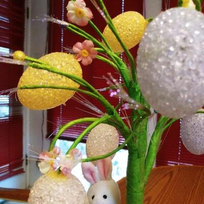 Musical Fiber Optic Easter Tree & Sun Tea Gallon