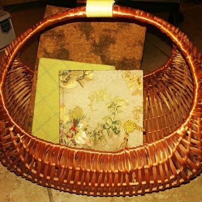Country Lamp, handmade paper, & Majolica Frogs pitcher 