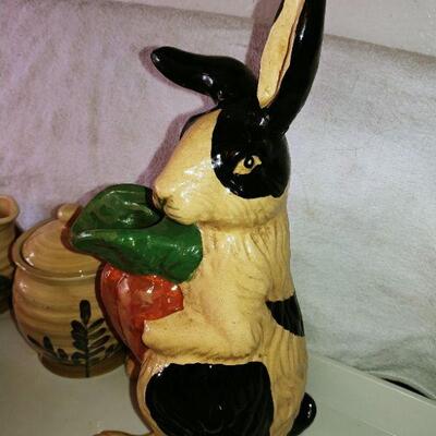 Country French Rabbit and matching serving pieces