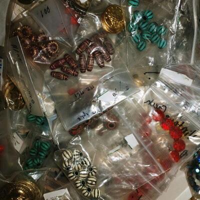 Huge Lot of Crafting Beads and beading books