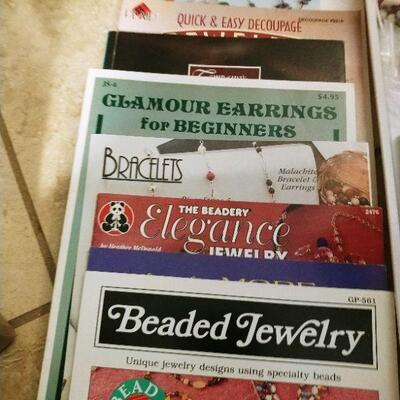 Huge Lot of Crafting Beads and beading books