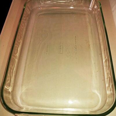 Retro Arby's Christmas Glasses & Wine + Lg Pyrex Dish
