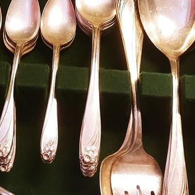 Rogers Bros 1847 Daffodil Flatware/box