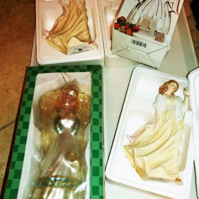4 Angels - Home Interiors, Mikasa, & blown glass