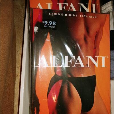 Lot of new silk men's bikinis & Dancer's trunks 