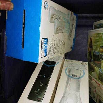 WII console, games, controllers & WII Step