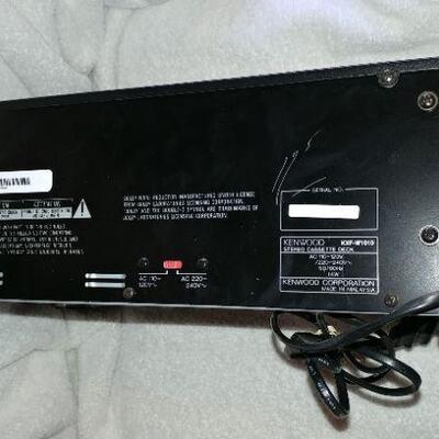 Kenwood KXF-W1010 dual cass player