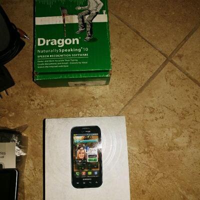 Lot of used cellphones and light electronics