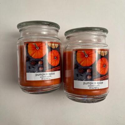 Two 20oz Pumpkin Spice Target Candles 
