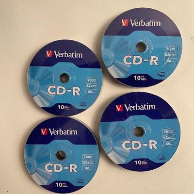 Four Pack CD-R 700mb Disks 