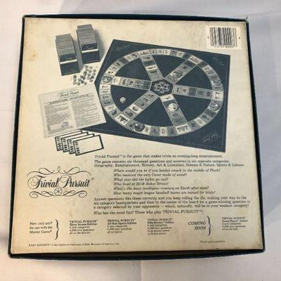 Vintage Trivial Pursuit Board Game