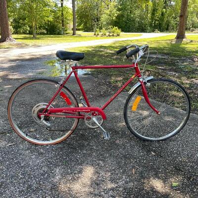 Schwinn Red Collegiate Bicycle 