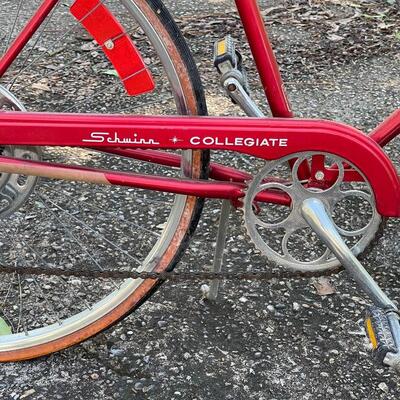 Schwinn Red Collegiate Bicycle 