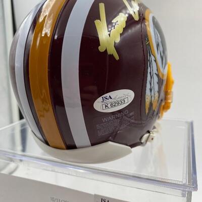Autographed Kirk Cousins 5 3/8 Plastic Football Helmet.