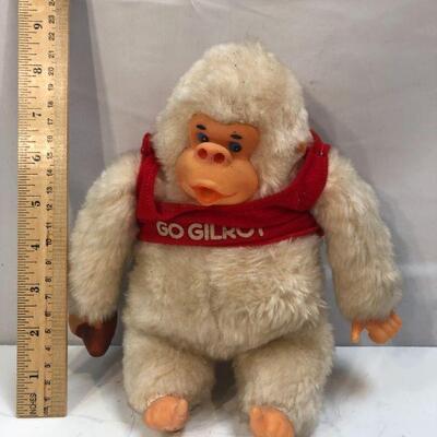 Vintage Go Gilroy Thumb Sucking Ape Monkey Plush Stuffed Animal