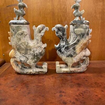 Pair of winged horses  