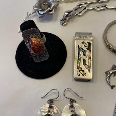 Lot 76 - Lot of (25) misc. sterling silver 925 pieces