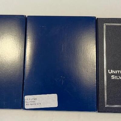 Lot 85 - 1961, 1962, 1964  USA mint silver proof sets