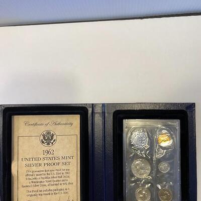 Lot 85 - 1961, 1962, 1964  USA mint silver proof sets