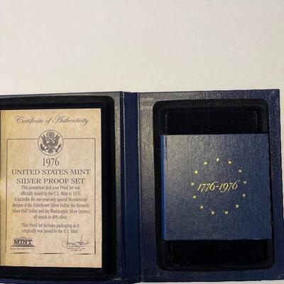 Lot 86 - 1968, 1969, 1976 USA mint silver proof sets
