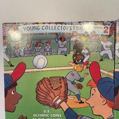 Lot 92 - (2) Young collectors edition series 2 US Olympic coins of the Atlanta Centennial Olympic games 1995