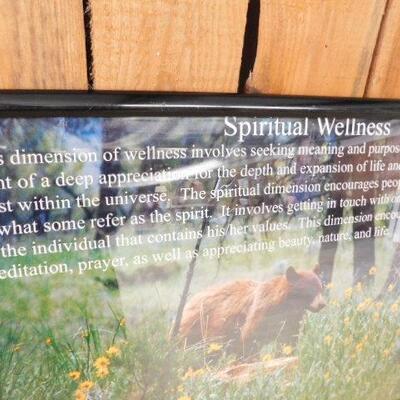 Framed Poster- Spiritual Wellness (31 1/2