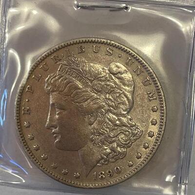 Lot 96 - 1890-O Morgan silver dollar
