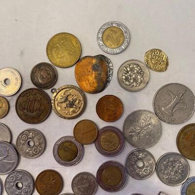 Lot 102 - Lot of 48 foreign coins