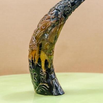 Chinese Qing Dynasty Ox Horn 