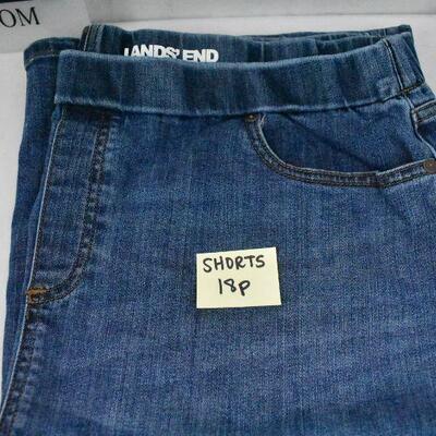 6 pc Women's Pants/Shorts/Capris, sizes 14, 16, & 18
