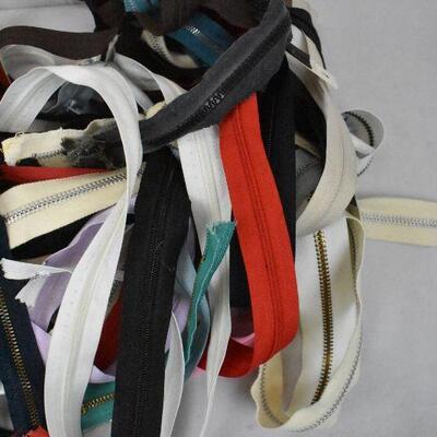 Large Lot Zippers