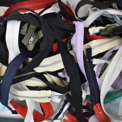 Large Lot Zippers