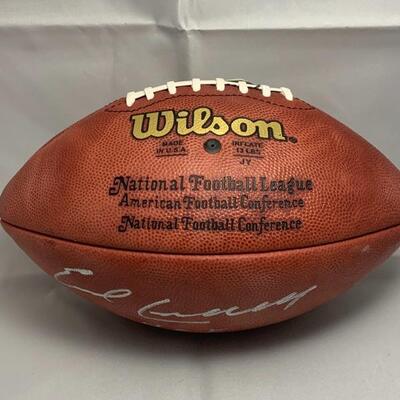 Autographed Earl Campbell Football #3