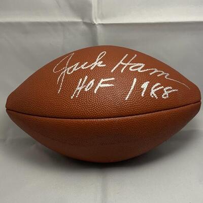Autographed Jack Ham Football #2
