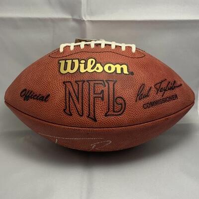 Autographed Troy Brown Football & Cards