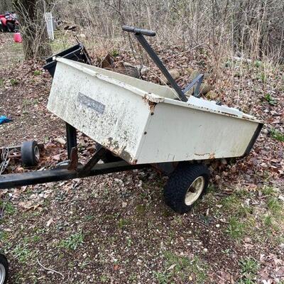 Nice little yard cart for riding mower