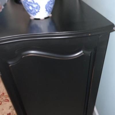 Solid Wood French Provincial Entryway Black Buffet /Dresser/Server x 12 Drawers