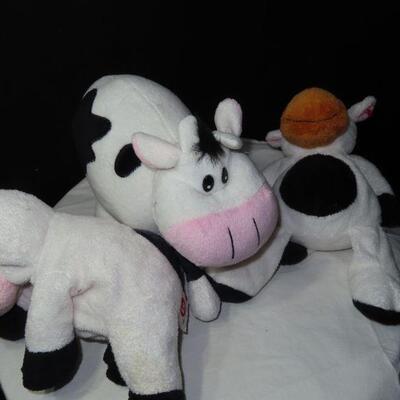 Cow Lot beanie Babies 