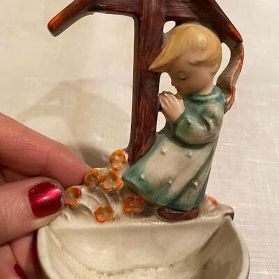 Vintage Goebel  Hummel Holy Water Font "ANGEL SHRINE"-147
