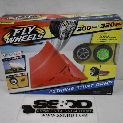 Fly Wheels Buildable Ramp + Launcher 2 Pack - New