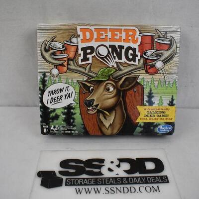 Deer Pong Talking Deer Family Game - New