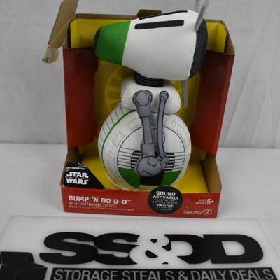 Star Wars Bump 'N Go D-O Plush - New, Damaged Box