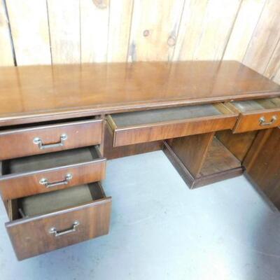 Wooden Desk by Kimball- 65 1/2