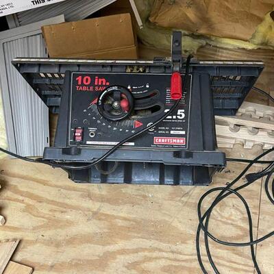 Craftsman 10" Table Saw RHU44
