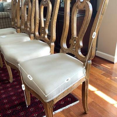 Stylish Carved & Tuscany Looking Upholstered Chairs