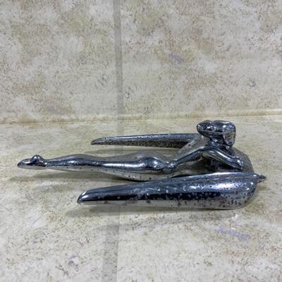 -128- VINTAGE | Mid 50s Nash Flying Lady Hood Ornament