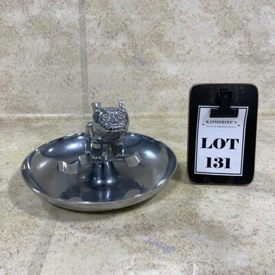 -131- VINTAGE | MACK Bulldog | Truck | Cigar Ashtray | Chrome
