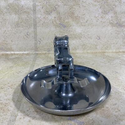 -131- VINTAGE | MACK Bulldog | Truck | Cigar Ashtray | Chrome