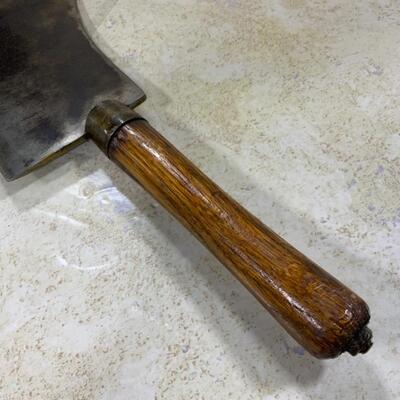 -135- VINTAGE | Unmarked Meat Cleaver | Steel